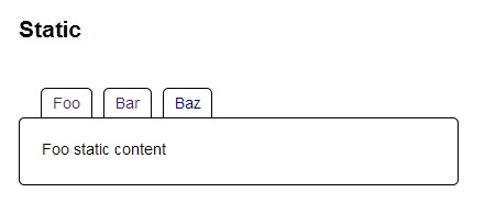 jQuery tabbed-navigation